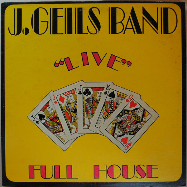 The J. Geils Band : "Live" Full House (LP, Album, MO )