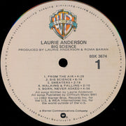 Laurie Anderson : Big Science (LP, Album, Win)