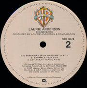 Laurie Anderson : Big Science (LP, Album, Win)