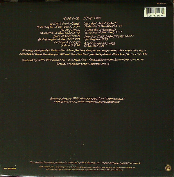 Lynyrd Skynyrd : Street Survivors (LP, Album, RE, Pin)