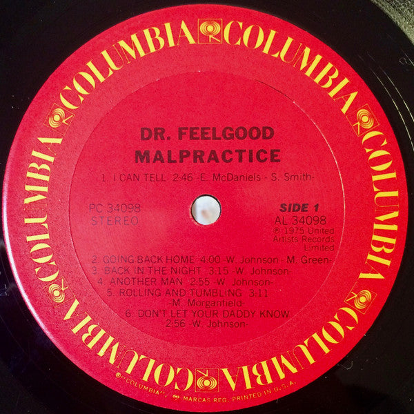 Dr. Feelgood : Malpractice (LP, Album)