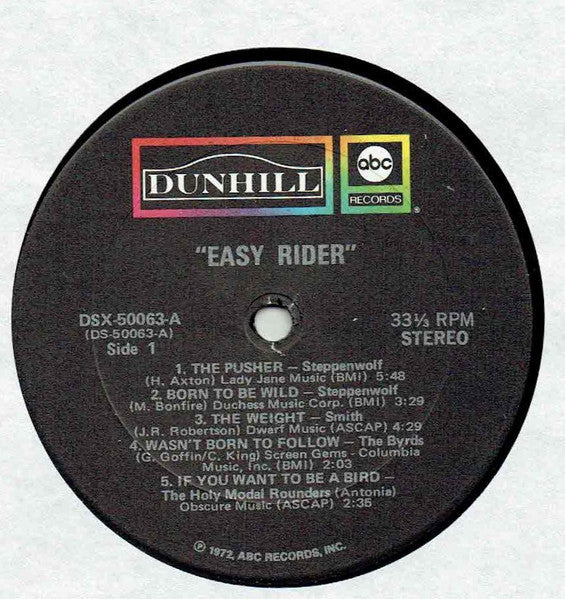 Various : Easy Rider (Music From The Soundtrack) (LP, Album, RE, TSM)