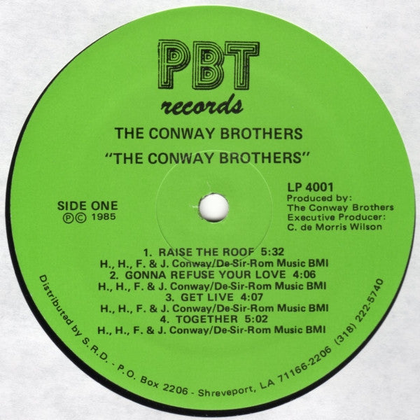 The Conway Brothers : Turn It Up! (LP, Album)