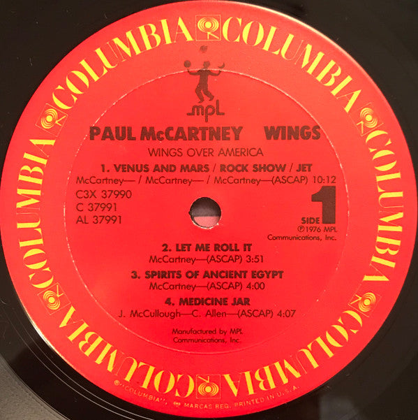 Wings (2) : Wings Over America (3xLP, Album, RE, Pit)