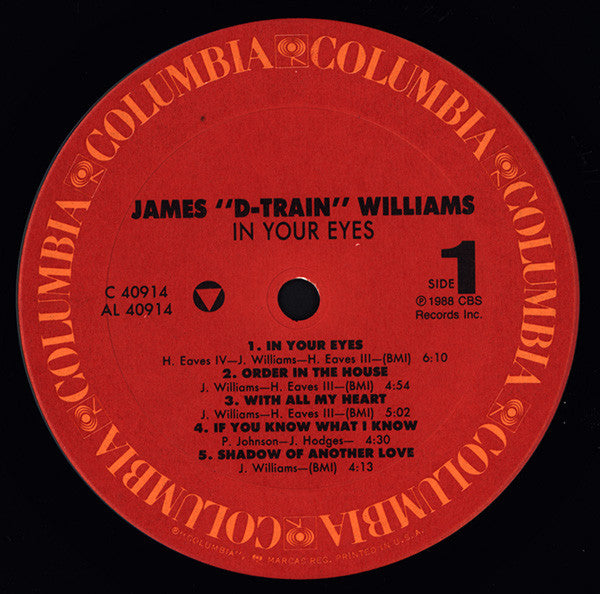 James D-Train Williams* : In Your Eyes (LP, Album)