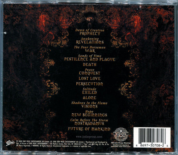 Judas Priest : Nostradamus (2xCD, Album)