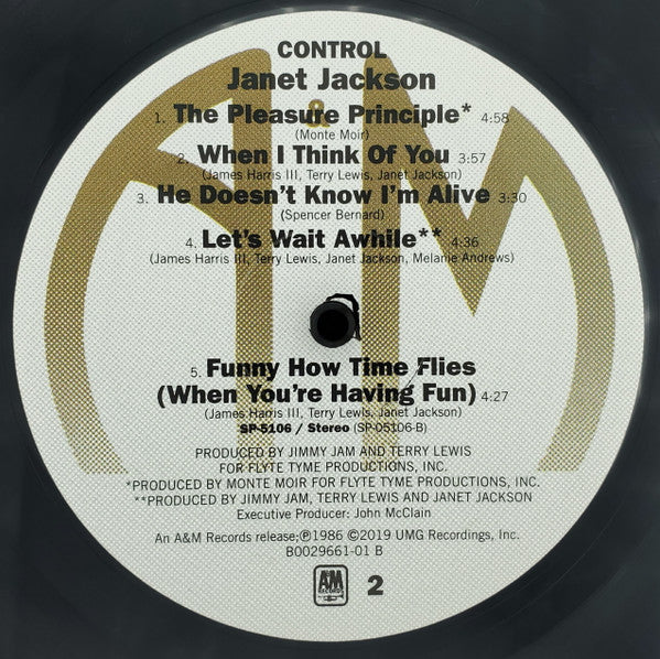 Janet Jackson : Control (LP, Album, RE)