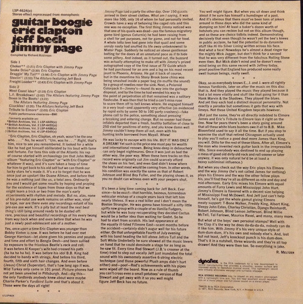 Eric Clapton, Jeff Beck, Jimmy Page : Guitar Boogie (LP, Comp, RE)