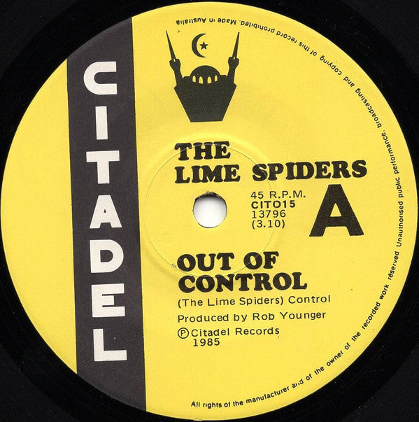 Lime Spiders* : Out Of Control (7", Single)