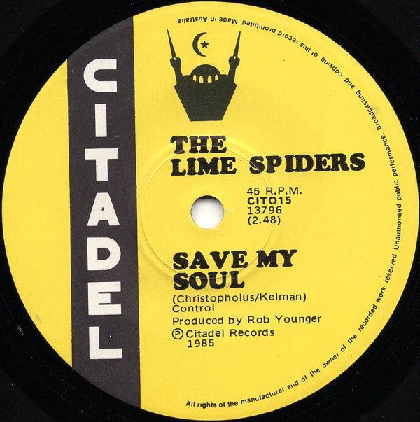 Lime Spiders* : Out Of Control (7", Single)