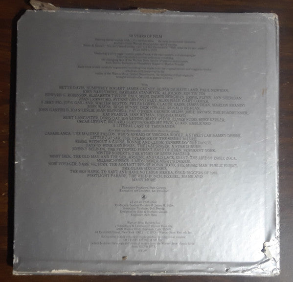 Various : 50 Years Of Film - Original Motion Picture Soundtrack Recordings Of The Great Scenes And Stars From The Warner Bros. Classics, 1923 To 1973 (3xLP, Album, Comp, RE + Box)
