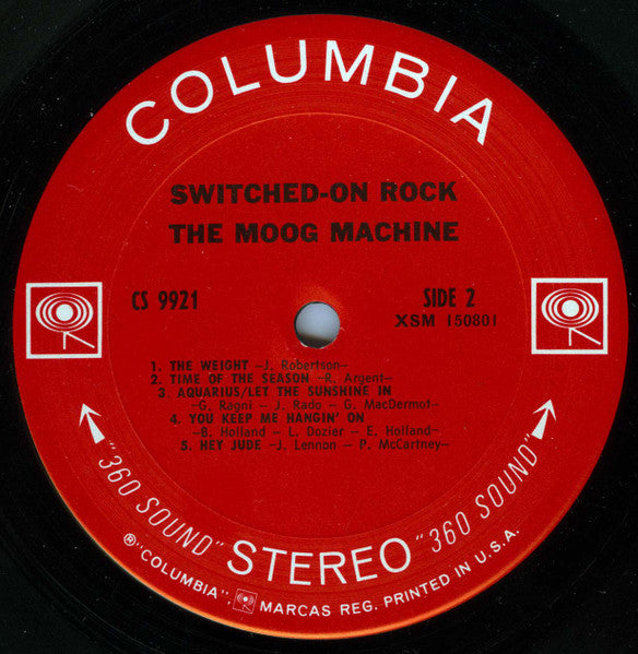 The Moog Machine : Switched-On Rock (LP, Album, San)