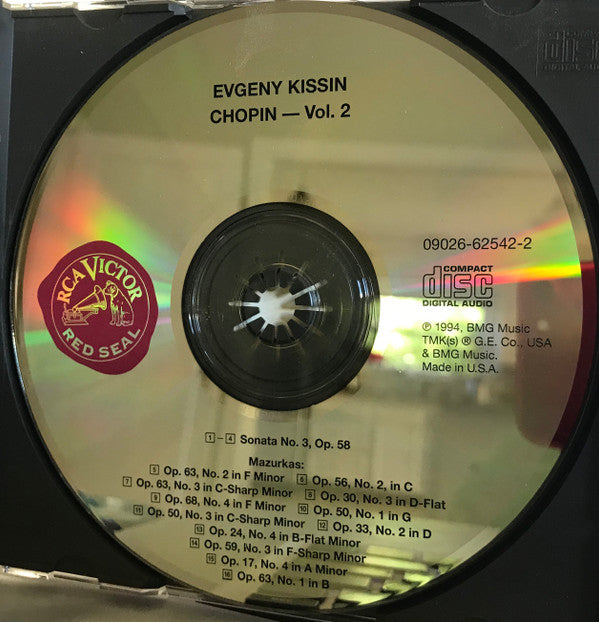 Yevgeny Kissin : Chopin, Volume 2 - Sonata No.3  - Mazurkas (CD, Album)