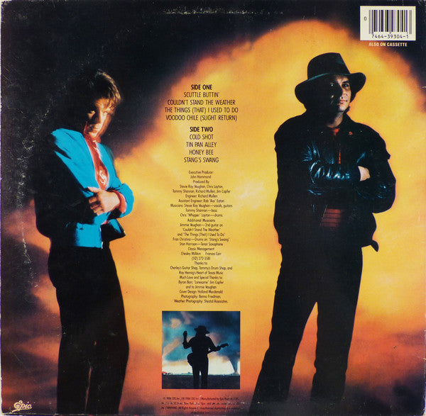 Stevie Ray Vaughan & Double Trouble : Couldn't Stand The Weather (LP, Album)
