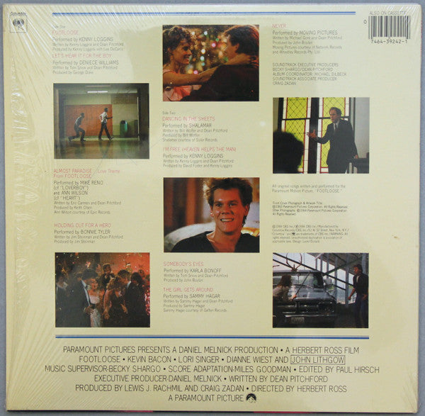 Various : Footloose (Original Motion Picture Soundtrack) (LP, Album, Car)