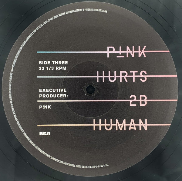 P!NK : Hurts 2B Human (2xLP, MPO)