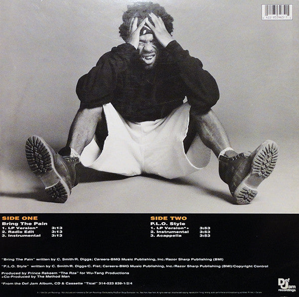 Method Man : Bring The Pain (12", Single)