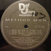 Method Man : Bring The Pain (12", Single)