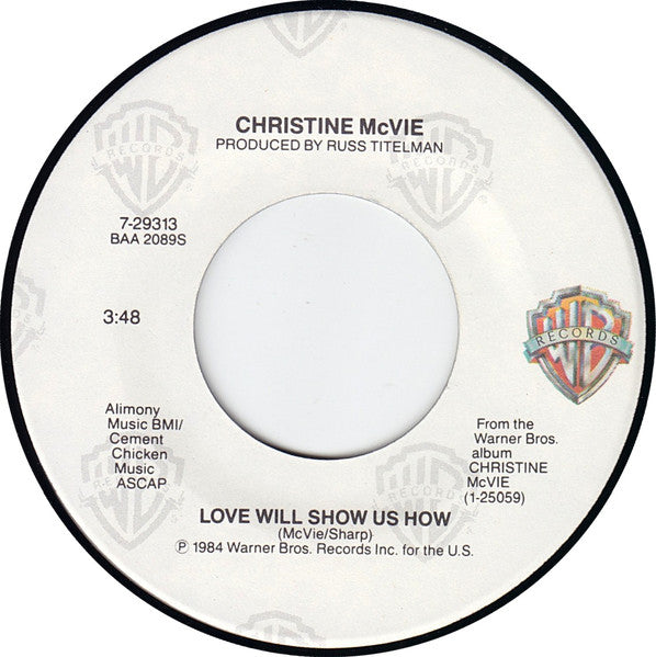Christine McVie : Love Will Show Us How (7", Spe)