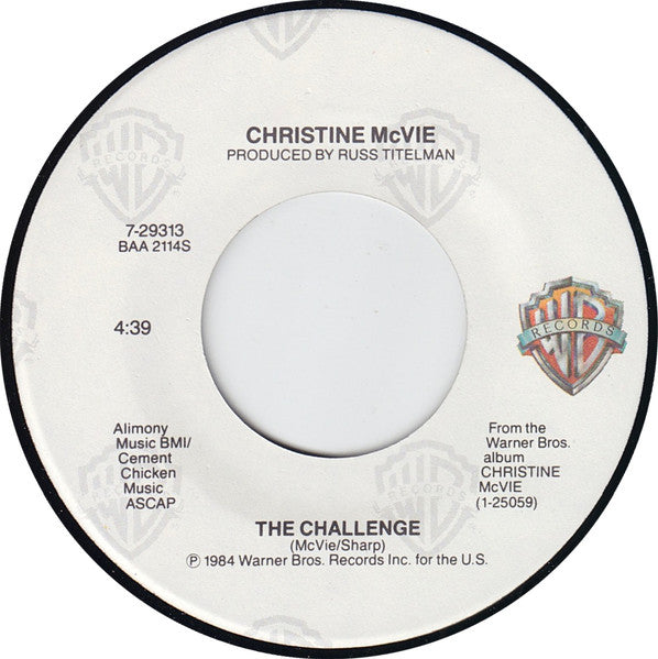 Christine McVie : Love Will Show Us How (7", Spe)