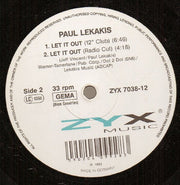 Paul Lekakis : Let It Out (12")