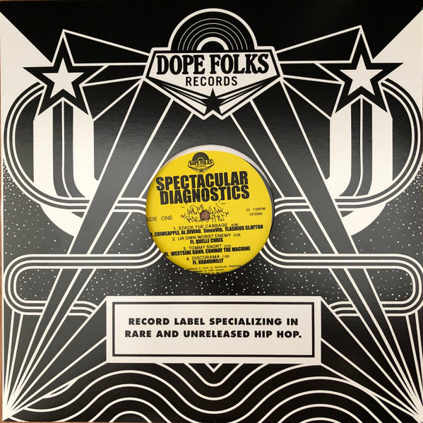 Spectacular Diagnostics : S/T EP (12", EP, Comp, Ltd)
