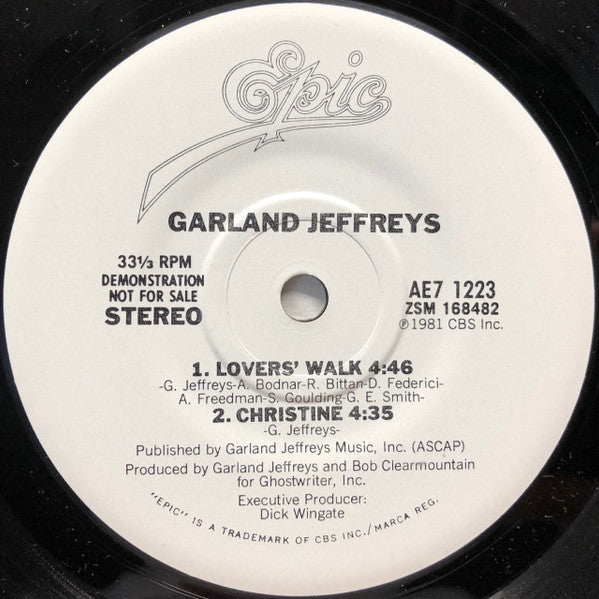 Garland Jeffreys : Escapades (7", EP, Promo, CSM)