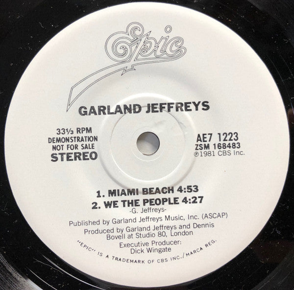 Garland Jeffreys : Escapades (7", EP, Promo, CSM)