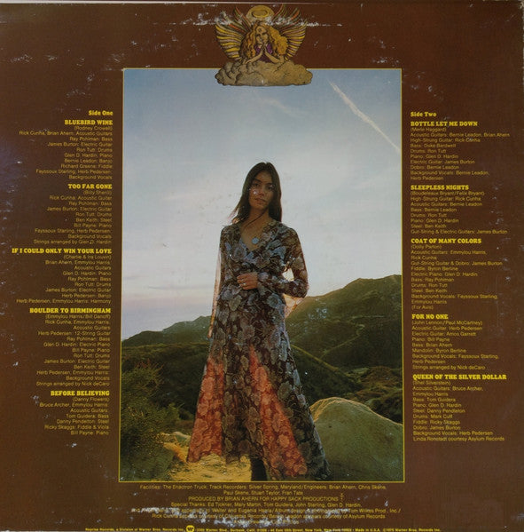 Emmylou Harris : Pieces Of The Sky (LP, Album, RE, RP, Jac)