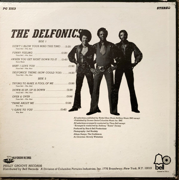 The Delfonics : The Delfonics (LP, Album, ARP)