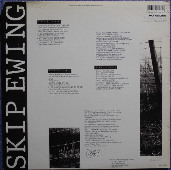 Skip Ewing : The Coast Of Colorado (LP, Album, Pin)