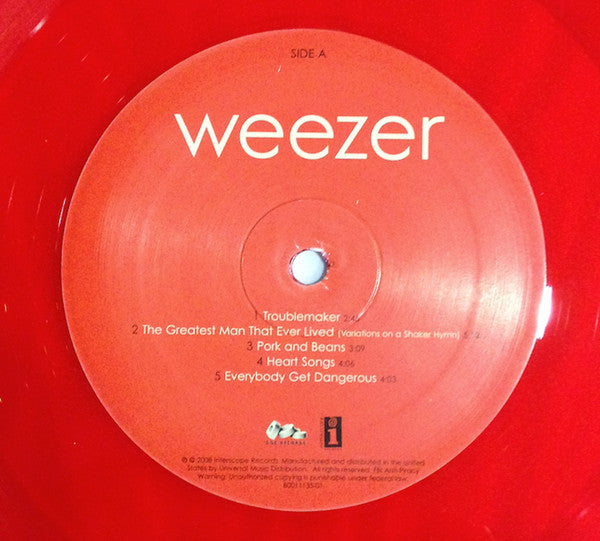 Weezer : Weezer (LP, Album, Ltd, Red)