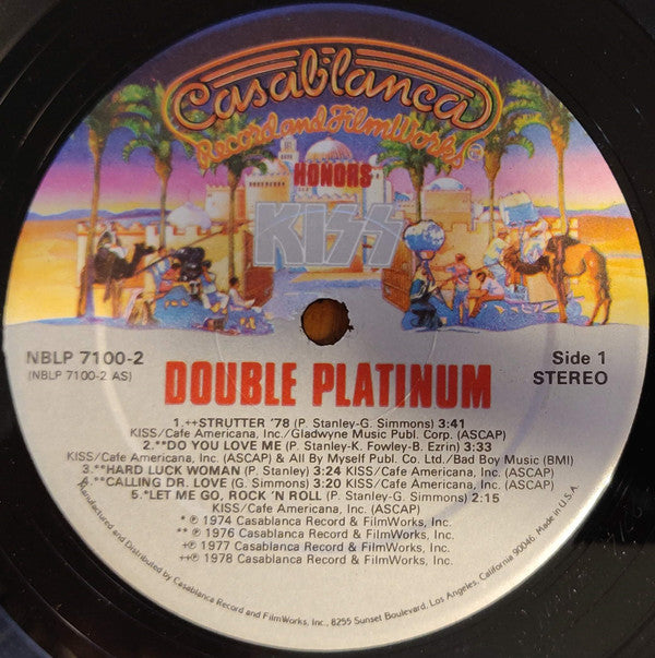 Kiss : Double Platinum (2xLP, Comp, Gat)