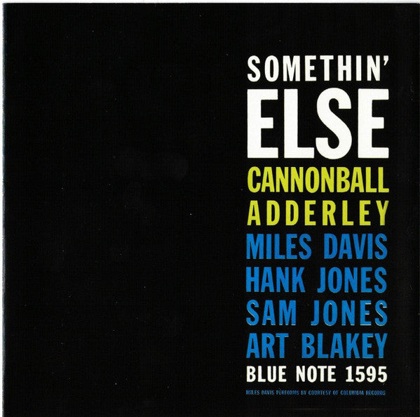 Cannonball Adderley : Somethin' Else (CD, Album, RE, RM)