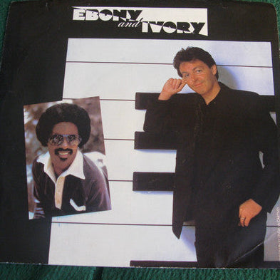 Paul McCartney : Ebony & Ivory (7", Single)