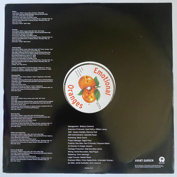 Emotional Oranges : The Juice Vol. 1 (LP, Album)