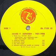 James P. Johnson* : 1921-1926 (LP, Comp, Mono)