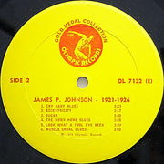 James P. Johnson* : 1921-1926 (LP, Comp, Mono)