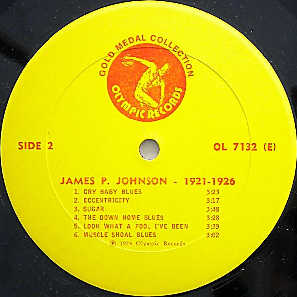 James P. Johnson* : 1921-1926 (LP, Comp, Mono)