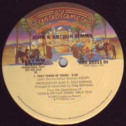 John & Arthur Simms : That Thang Of Yours (12", S/Sided, Promo, 56)