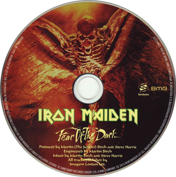 Iron Maiden : Fear Of The Dark (CD, Album, RE, RM, Dig)