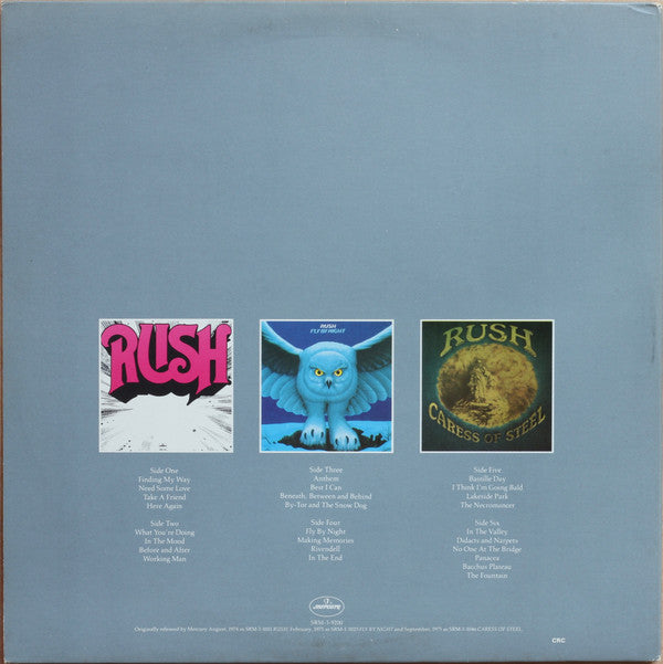 Rush : Archives (3xLP, Comp, Club)
