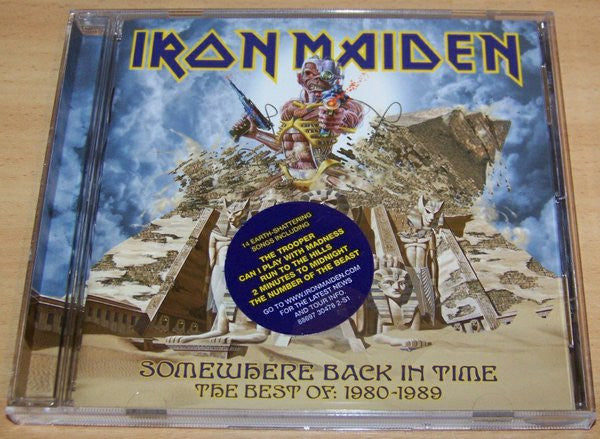 Iron Maiden : Somewhere Back In Time - The Best Of: 1980-1989 (CD, Comp)