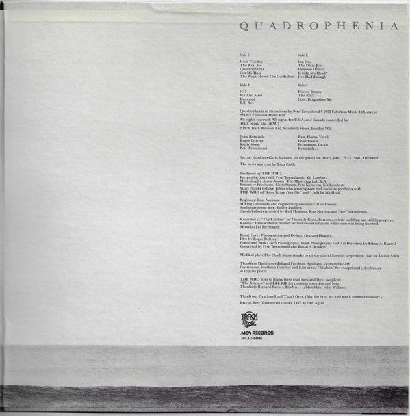 The Who : Quadrophenia (2xLP, Album, RE, Gat)