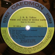 J.R.R. Tolkien : Poems And Songs Of Middle Earth (LP, Album, RE)