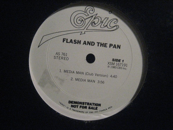 Flash & The Pan : Media Man (12", Promo)