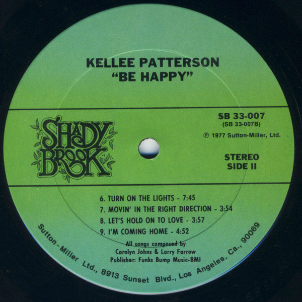 Kellee Patterson : Turn On The Lights - Be Happy (LP, Album)