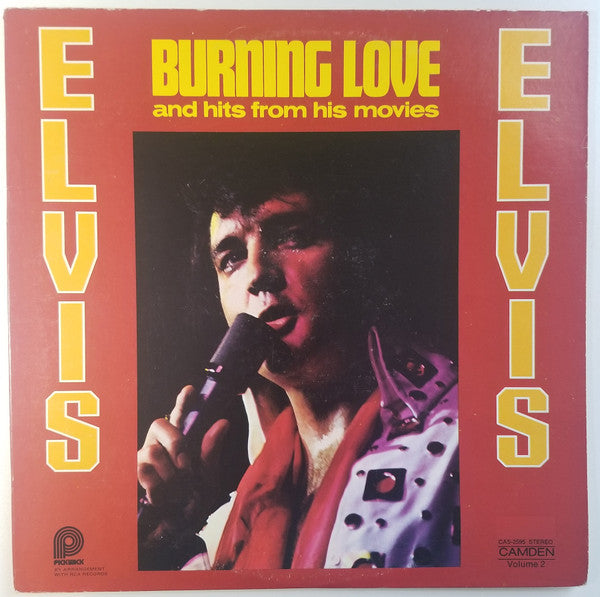 Elvis Presley : Burning Love And Hits From His Movies Vol. 2 (LP, Comp)