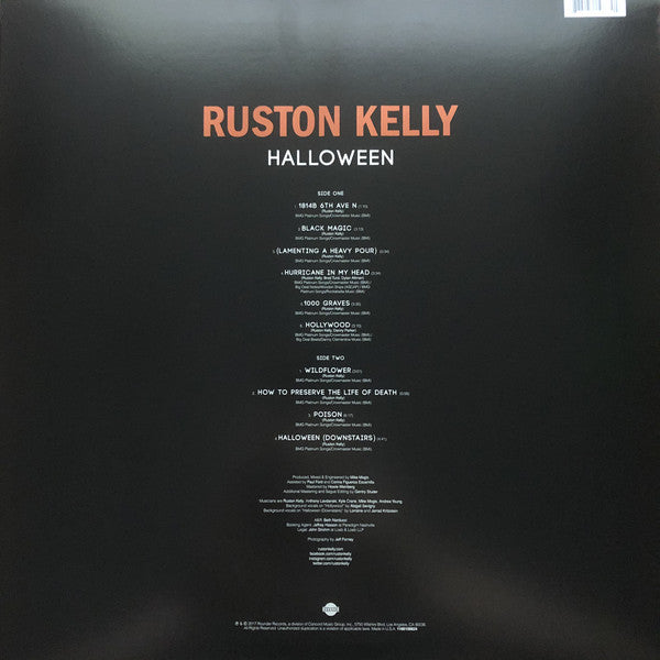 Ruston Kelly : Halloween (12", EP)