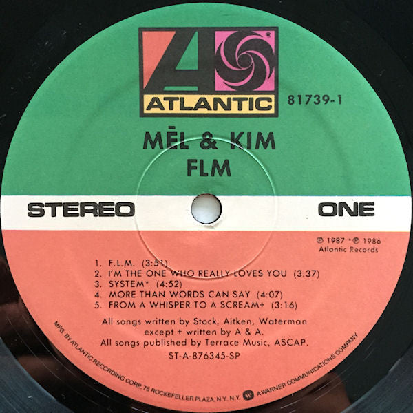 Mel & Kim : FLM (LP, Album)